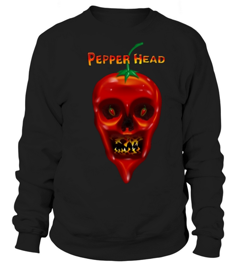 Pepper Head Skull Women's Sweatshirt