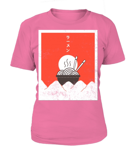 Vintage Japanese Tasty Anime Ramen Noodle Bowl Women's T-Shirt