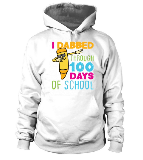 100 Days of School Dabbing Crayon Women's Hoodie