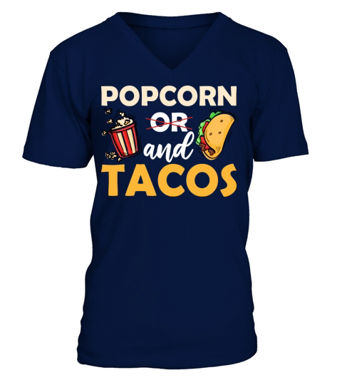 Popcorn Men's V-Neck T-shirt
