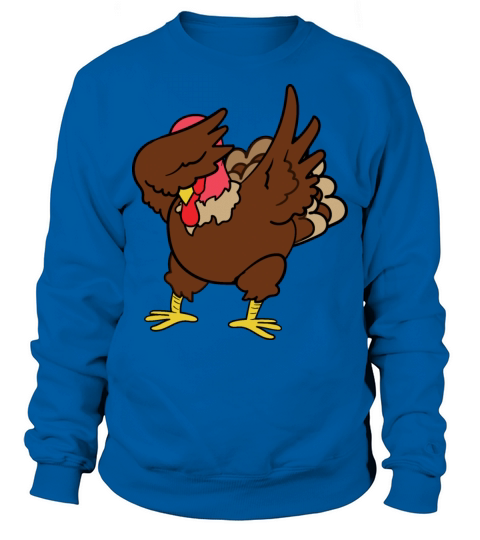 Happy Thanksgiving Dabbing Dab Turkey Gobbler Men's Sweatshirt