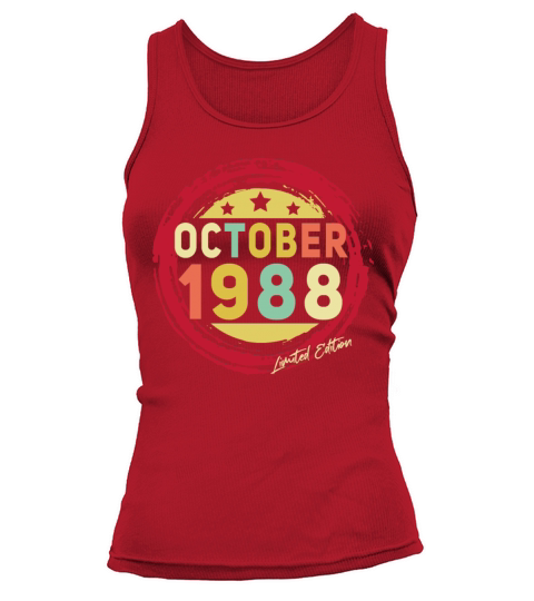 Born October 1988 Vintage Gift Women's Tank Top