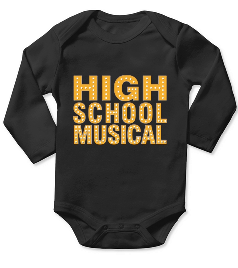 High School And Musical T-Shirt Long Sleeve Baby One-Piece