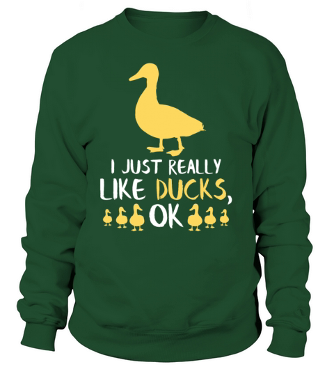 Funny Duck Gifts Funny Bird Lover Fowl Animal Gift Women's Sweatshirt