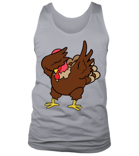 Happy Thanksgiving Dabbing Dab Turkey Gobbler Men's Tank Top