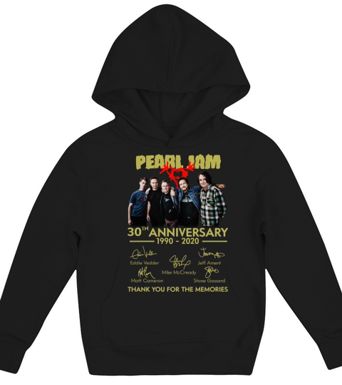 pearl jam print design Kids Hoodie
