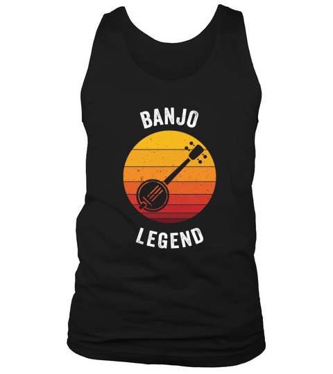 Banjo Legend Vintage Bluegrass Tank Top Unisex