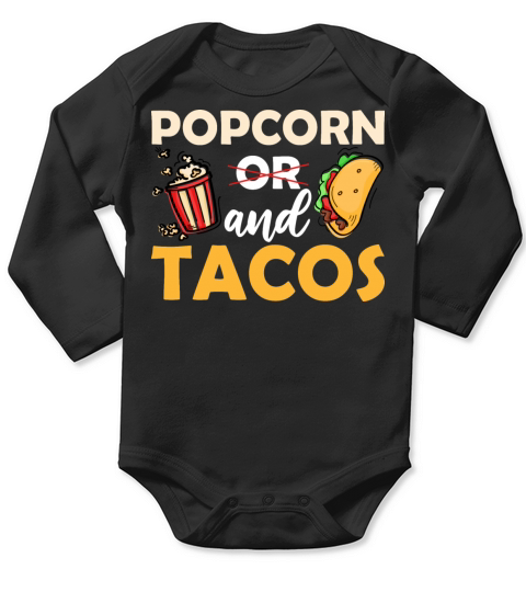 Popcorn Long Sleeve Baby One-Piece