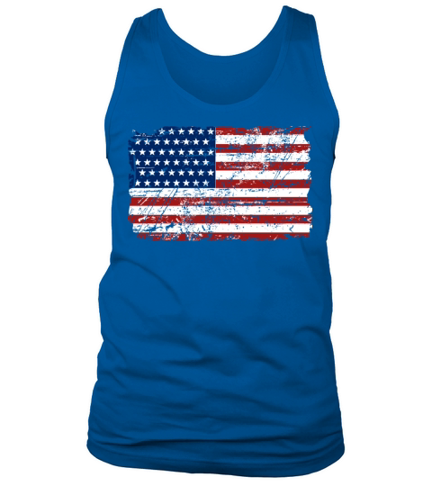 USA Flag - Vintage Look Men's Tank Top