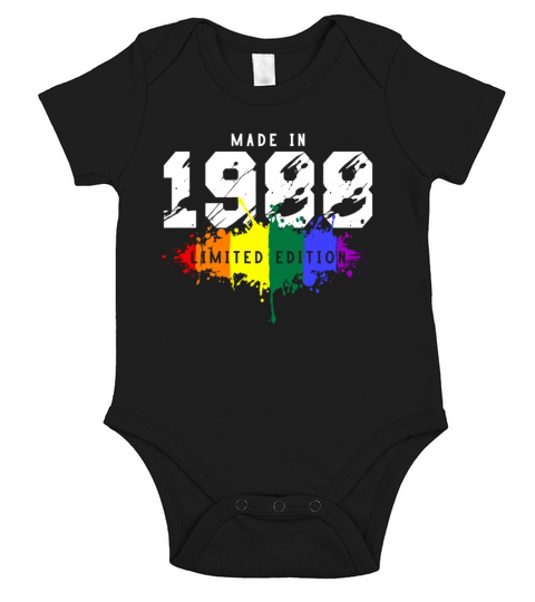 1988 Birthday Gay LGBT Short Sleeve Baby One-Piece