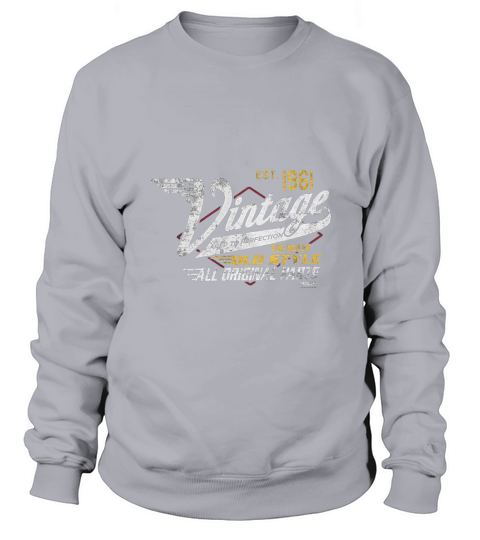 Vintage Est 1961 Sweatshirt Unisex