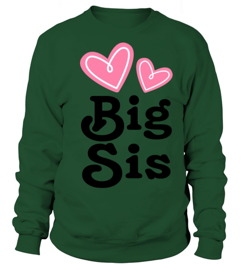 Big Sister Announcement Hearts Women's Sweatshirt