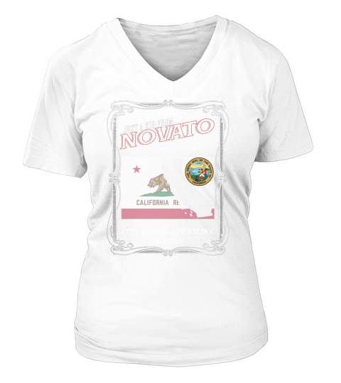 Novato - CALIFORNIA V-neck T-Shirt Woman