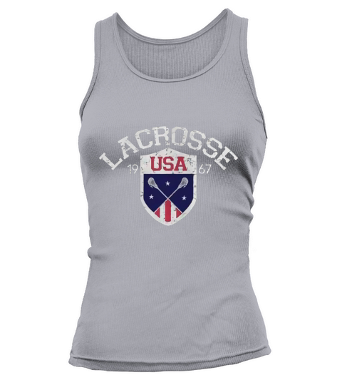Vintage USA Lacrosse T-shirt Tank top Woman