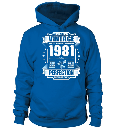 Vintage 1981 Perfection Women's Hoodie