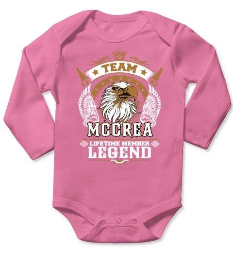 MCCREA TEAM LEGEND, MCCREA TSHIRT Long Sleeve Baby One-Piece