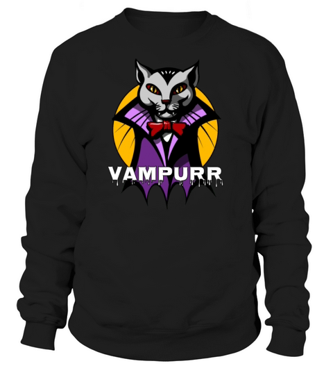 Cat Vampire Halloween Vampurr Women's Sweatshirt