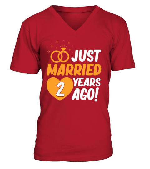 2nd Wedding Anniversary Gift for 31 Years Couple H Men's V-Neck T-shirt