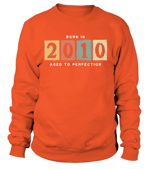2010 Birthday vintage Gift Idea Men's Sweatshirt