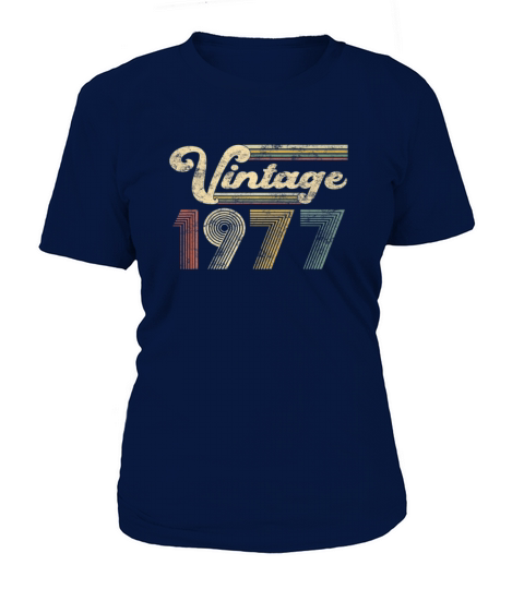 44 Years Old - Vintage Best Of 1977 44Th Birthday Women's T-Shirt