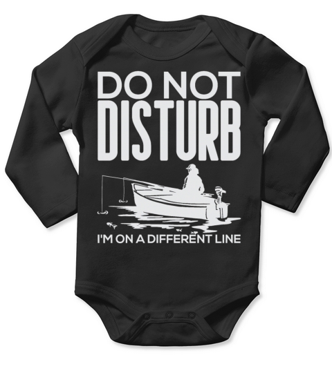 Fly Fishing Bass Fisherman Fun Saying Themed Gift Long Sleeve Baby One-Piece