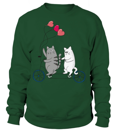Cats on a bicycle Women's Sweatshirt