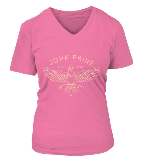 John Prine Est 1946 V-neck T-Shirt Woman