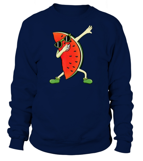 Dabbing Watermelon Kawaii Melon Summer Fruit lover Women's Sweatshirt