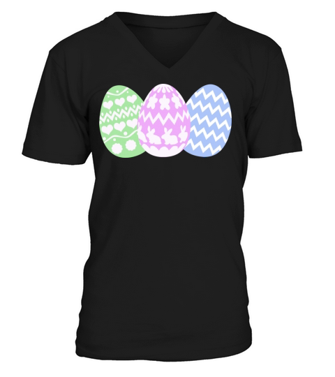 Easter Eggs V-Neck T-shirt