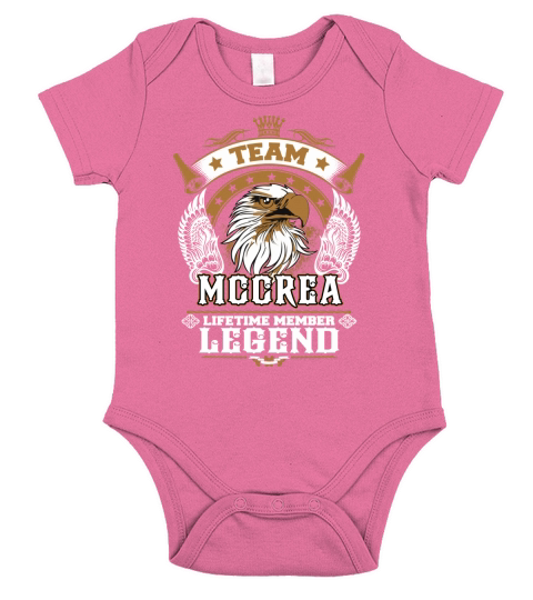 MCCREA TEAM LEGEND, MCCREA TSHIRT Short Sleeve Baby One-Piece