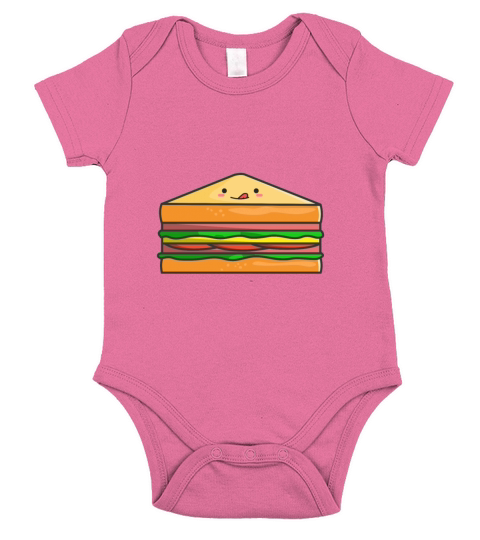 Cute Clubhouse Sandwich Short Sleeve Baby One-Piece