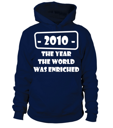 year world enriched birthday life start born 2010 Women's Hoodie