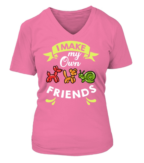 Balloon Animal Gift Artist Twister Twisting Women's V-Neck T-shirt