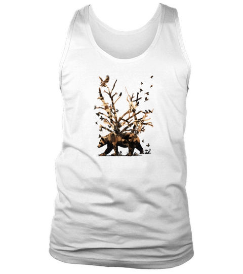 Bear Forest Hoodies Tank Top Unisex