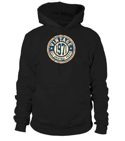 Vintage 1971 - Hat Hoodie Unisex