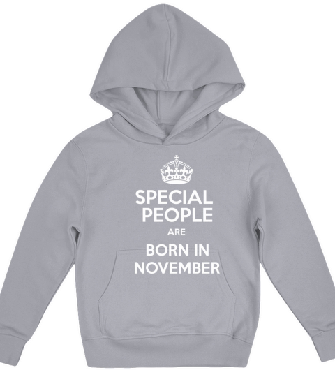 BORN IN NOVEMBER Kids Hoodie