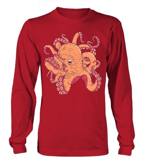 cool-octopus-ocean-marine-animal-sea Women's Long Sleeve