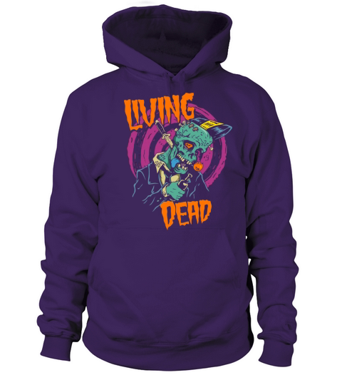 Horror Art The Living Zombie Psychobilly Punk Art Women's Hoodie