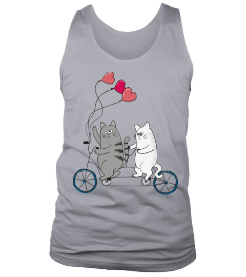 Cats on a bicycle Men's Tank Top
