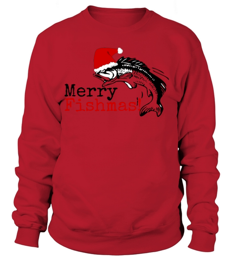 Merry Fishmas Gift for Fisherman Women's Sweatshirt