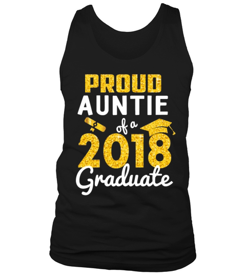 Proud Auntie of a 2018 Graduate Men's Tank Top