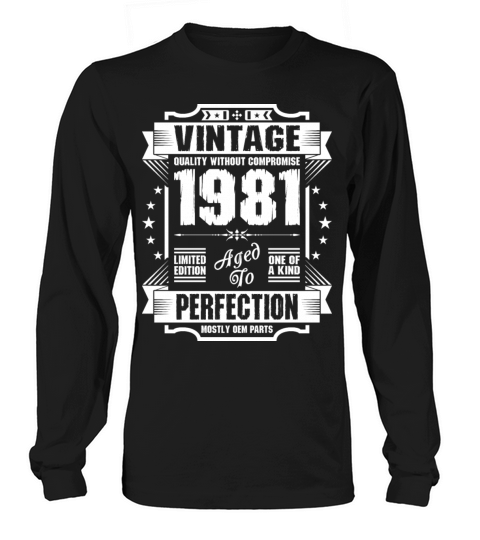 Vintage 1981 Perfection Men's Long Sleeve