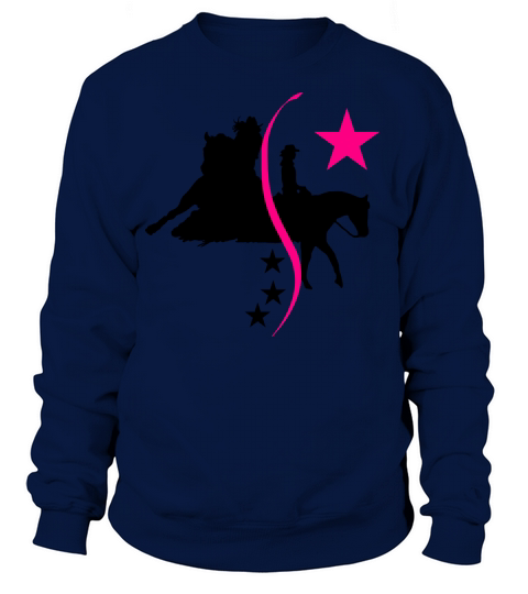 Barrel Racing Girl and Western Riding Girl Women's Sweatshirt