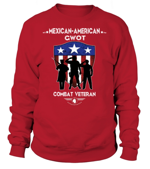 mexican american gwot combat veteran Women's Sweatshirt