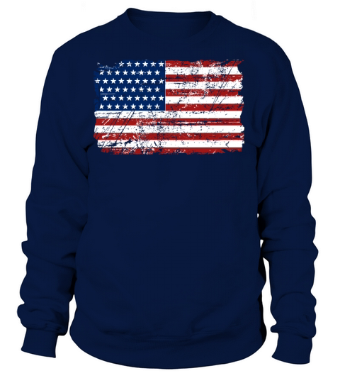 USA Flag - Vintage Look Women's Sweatshirt