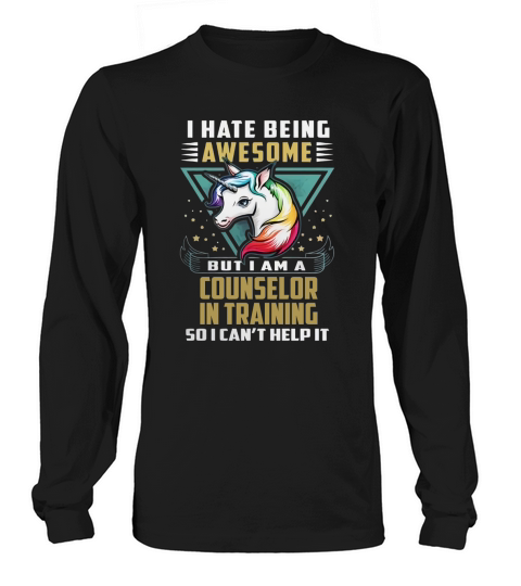 COUNSELOR IN TRAINING Job Unicorn Long sleeved Unisex