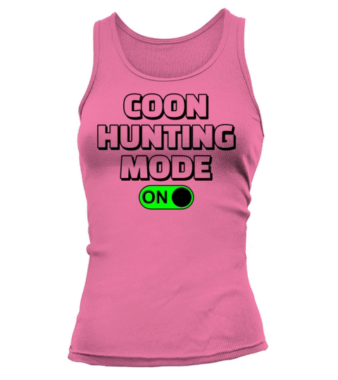 Hunting Mode On Vinatage Raccoon Hunting Gear Women's Tank Top