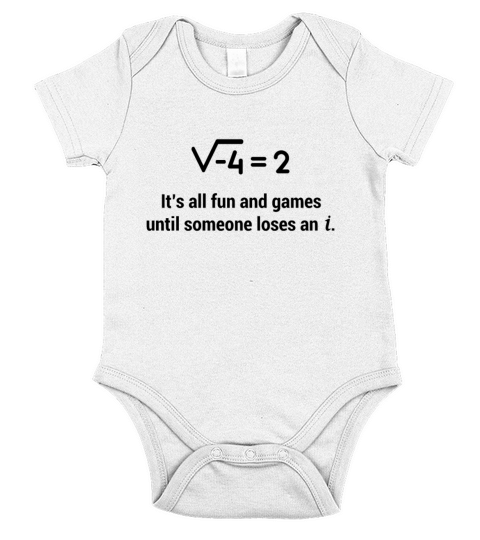 Its all fun and games until someone loses An I Fu Short Sleeve Baby One-Piece