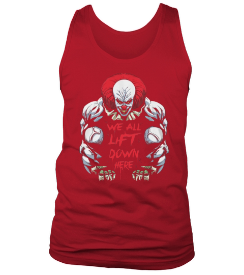 Pennywise we all lift down here IT Tank Top Unisex