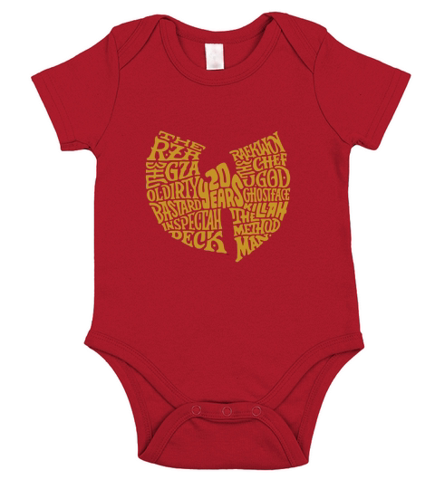 Wu Tang 20 Years Short Sleeve Baby One-Piece